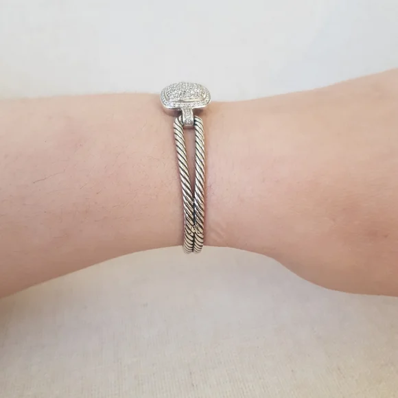 David Yurman Albion Bracelet With Diamonds  - Picture 14 of 15